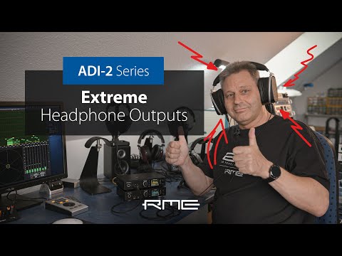 RME ADI-2シリーズExtreme Powerヘッドフォン出力 - ヘッドフォンの性能を最大限に引き出すアウトプット・ステージ