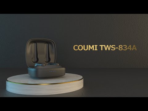 【2021年新品発売】COUMI 完全ワイヤレスイヤホン TWS-834A