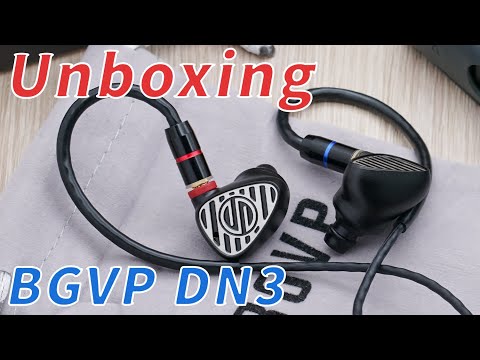 BGVP DN3 Hybrid Drivers In-Ear Monitors Unboxing!!