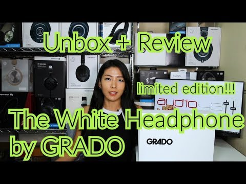 Grado White Headphone Review + Unboxing
