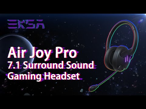 EKSA NEW Arrival: Air Joy Pro Ultralight 7.1 Surround Sound Gaming Headset -PART III