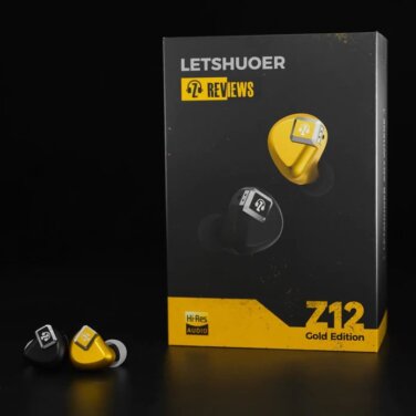LETSHUOER x Z Review Z12 Gold Edition：大人気平面駆動型イヤホンのコラボモデル